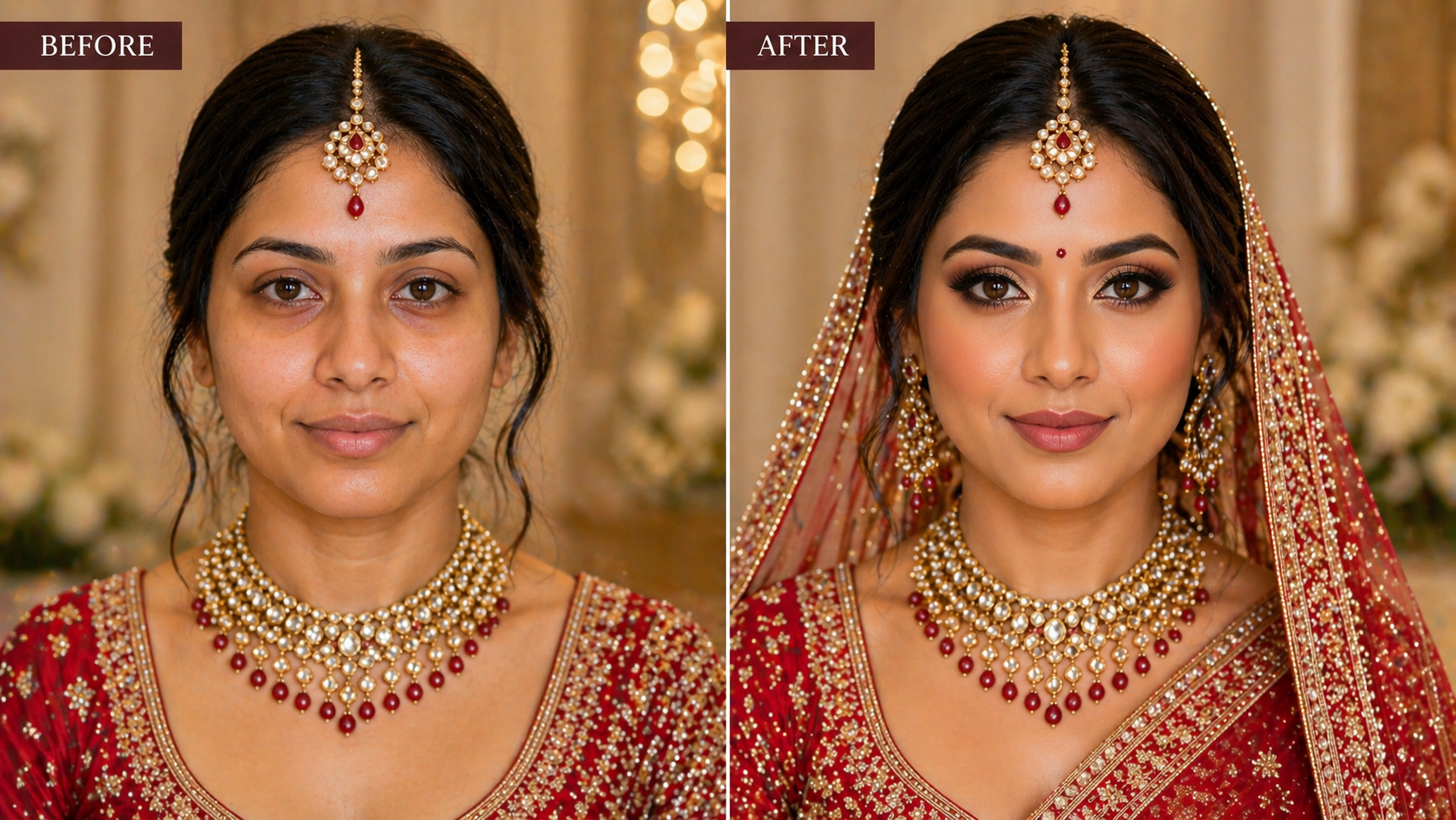 Bridal makeup