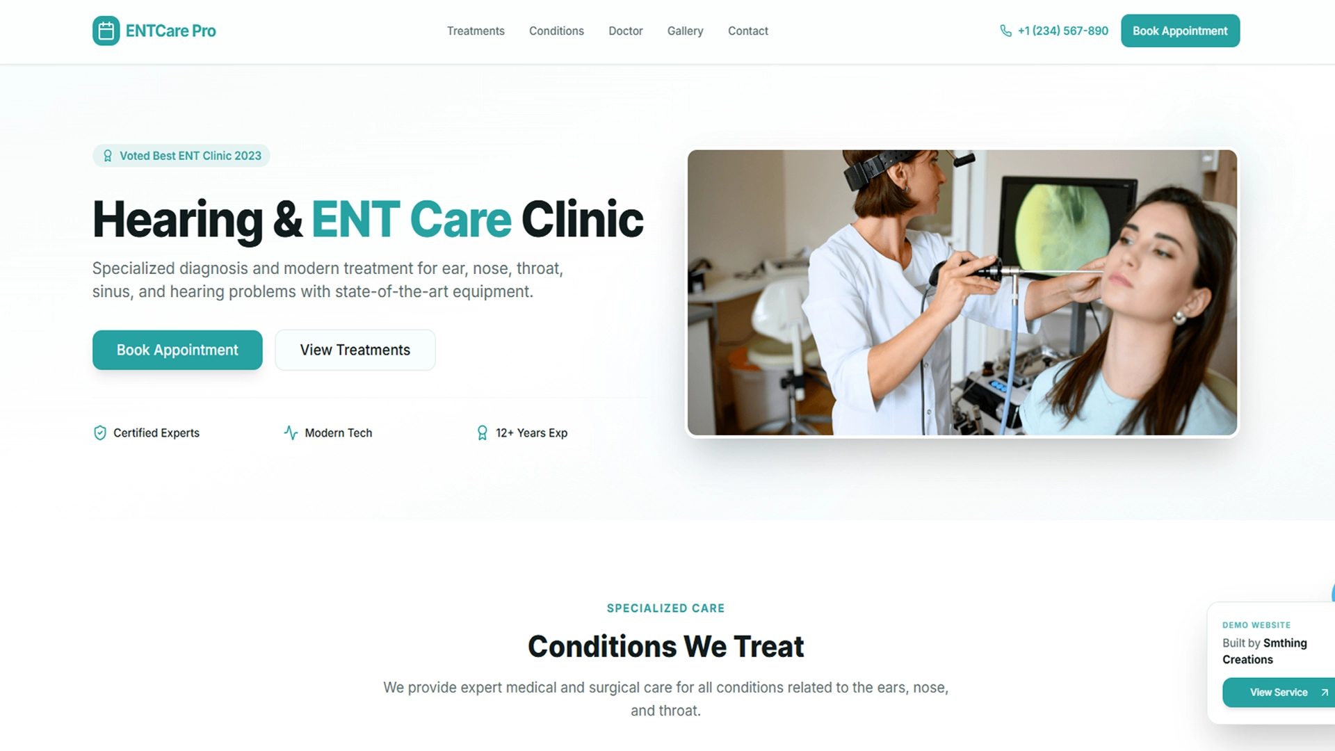 Demo Website – Clinic