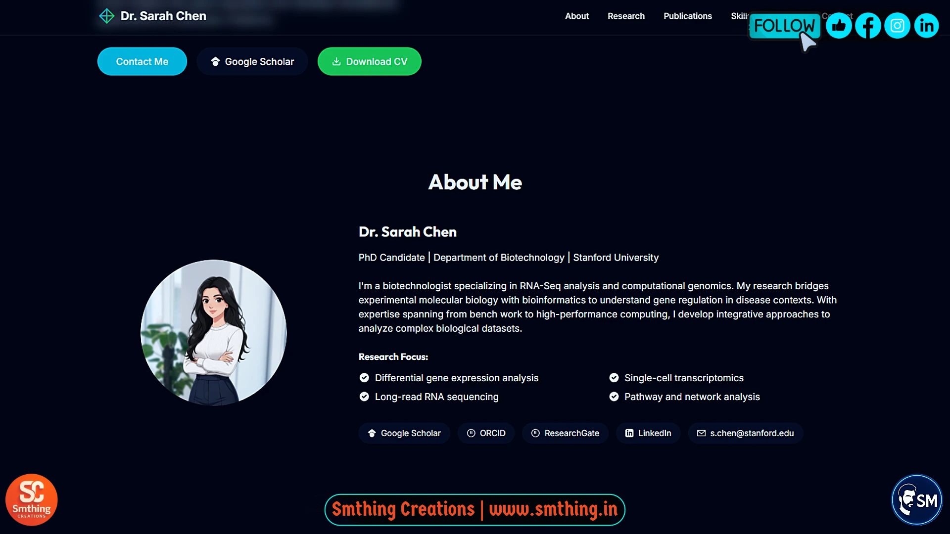 PhD Candidate Portfolio Website